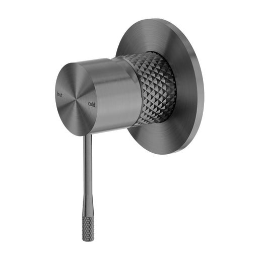 Nero Opal Shower Mixer 80mm Plate - Graphite-NR251909GR-blue-leaf-bathware