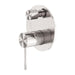 Nero Opal Shower Mixer With Diverter - Brushed Nickel-NR251909aBN-blue-leaf-bathware