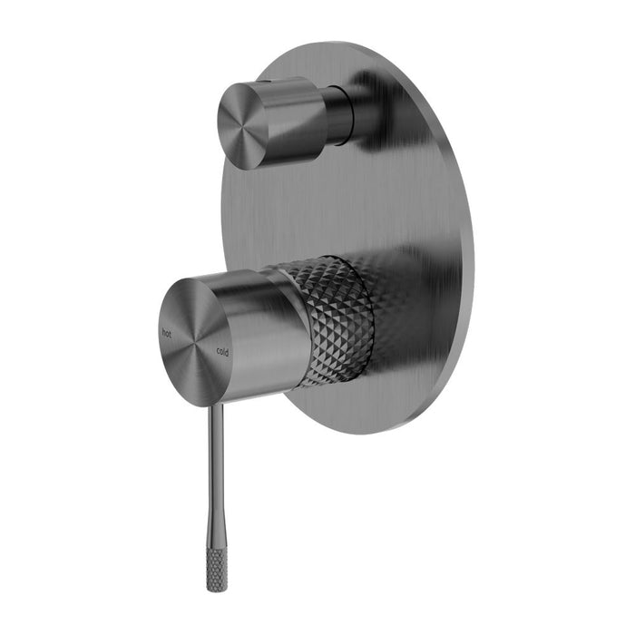 Nero Opal Shower Mixer With Diverter - Graphite-NR251909aGR-blue-leaf-bathware