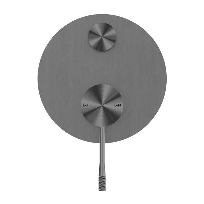 Nero Opal Shower Mixer With Diverter - Graphite-NR251909aGR-blue-leaf-bathware