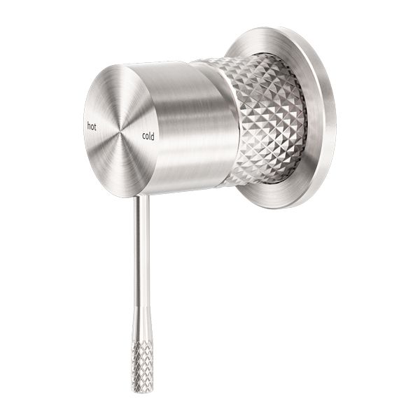 Nero Opal Shower Mixer 60mm Plate - Brushed Nickel-NR251909hBN-blue-leaf-bathware