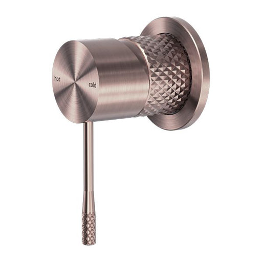 Nero Opal Shower Mixer 60mm Plate - Brushed Bronze-NR251909hBZ-blue-leaf-bathware