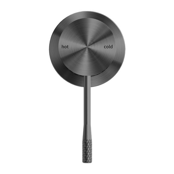 Nero Opal Shower Mixer 60mm Plate - Graphite-NR251909hGR-blue-leaf-bathware