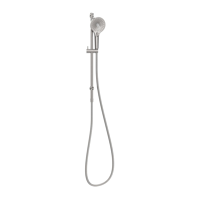 Nero Opal Shower Rail - Brushed Nickel-NR251905eBN-blue-leaf-bathware