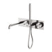 Nero Opal Progressive Shower System With Spout - Brushed Nickel-blue-leaf-bathware