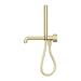 Nero Opal Progressive Shower System Separate Plate With Spout - Brushed Gold-blue-leaf-bathware