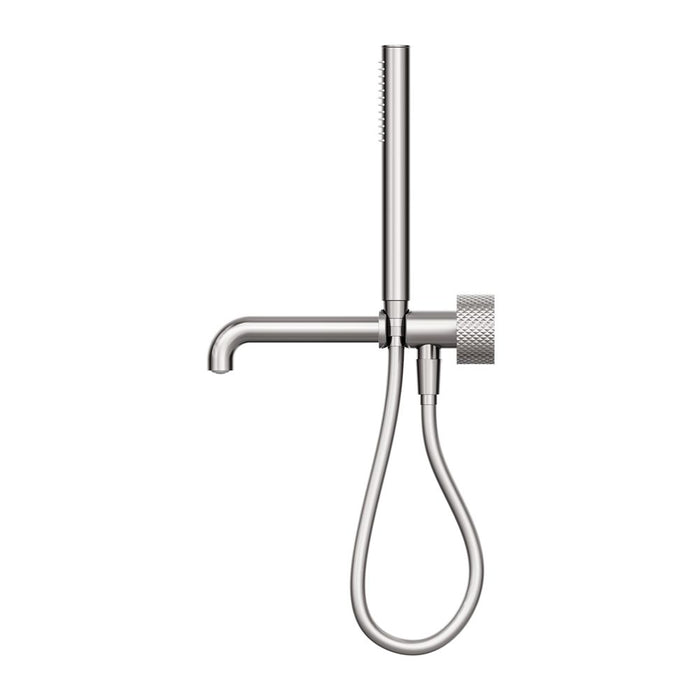 Nero Opal Progressive Shower System Separate Plate With Spout - Brushed Nickel-blue-leaf-bathware