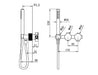 Nero Opal Progressive Shower System Separate Plate (Trim Kit Only) - Graphite-NR252003dtGR-blue-leaf-bathware