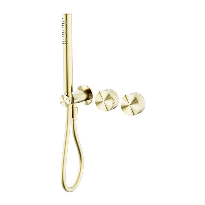 Nero Opal Progressive Shower System Separate Plate - Brushed Gold-NR252003dBG-blue-leaf-bathware