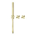 Nero Opal Progressive Shower System Separate Plate - Brushed Gold-NR252003dBG-blue-leaf-bathware