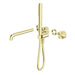 Nero Opal Progressive Shower System Separate Plate With Spout (Trim Kit Only) - Brushed Gold-blue-leaf-bathware