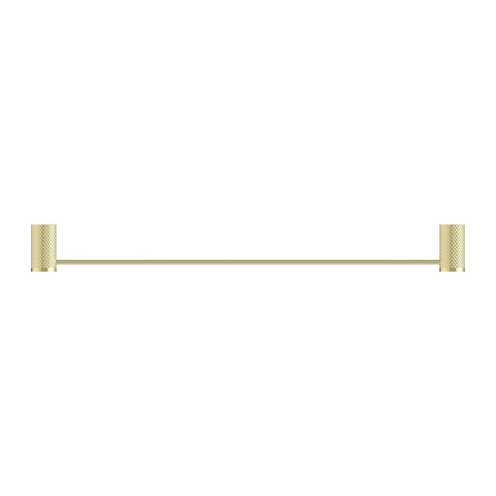 Nero Opal Single Towel Rail - Brushed Gold-blue-leaf-bathware