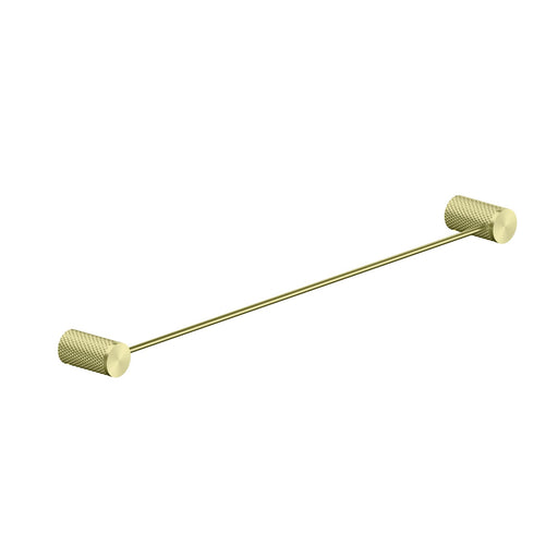 Nero Opal Single Towel Rail - Brushed Gold-blue-leaf-bathware