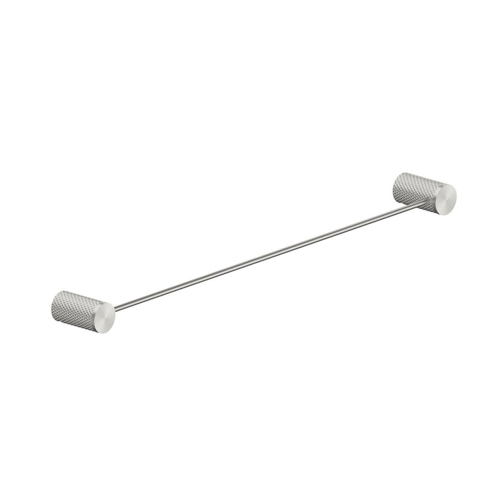 Nero Opal Single Towel Rail - Brushed Nickel-blue-leaf-bathware