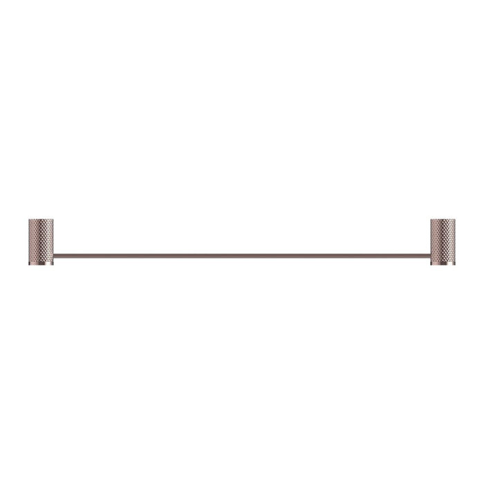 Nero Opal Single Towel Rail - Brushed Bronze-blue-leaf-bathware