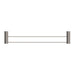 Nero Opal Double Towel Rail - Brushed Nickel-blue-leaf-bathware