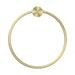 Nero Opal Towel Ring - Brushed Gold-NR2580aBG-blue-leaf-bathware