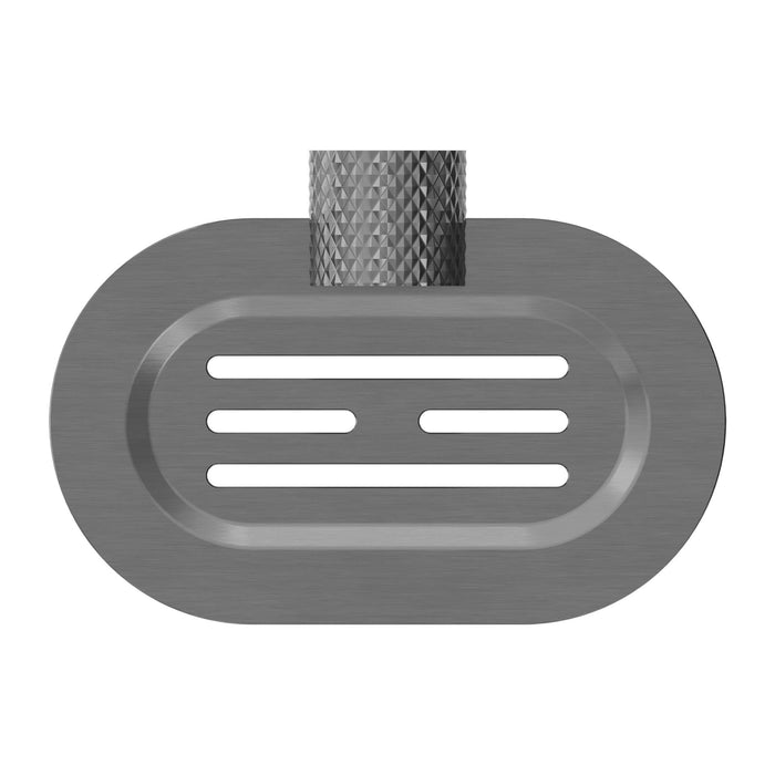 Nero Opal Soap Dish Holder - Graphite-NR2581GR-blue-leaf-bathware