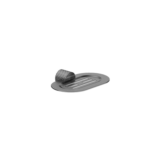 Nero Opal Soap Dish Holder - Graphite-NR2581GR-blue-leaf-bathware