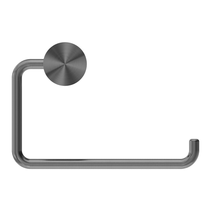 Nero Opal Toilet Roll Holder - Graphite-NR2586GR-blue-leaf-bathware
