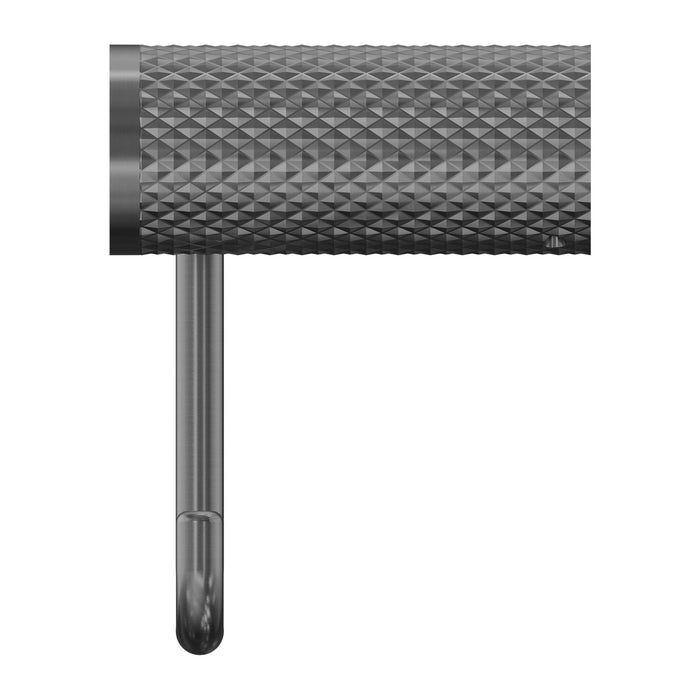 Nero Opal Toilet Roll Holder - Graphite-NR2586GR-blue-leaf-bathware