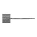 Nero Opal Metal Shower Shelf - Graphite-NR2587aGR-blue-leaf-bathware