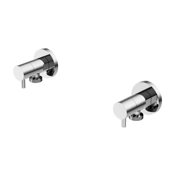 Nero Washing Machine Tap Set - Chrome-NR262109dCH-blue-leaf-bathware