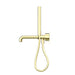 Nero Kara Progressive Shower System With Spout - Brushed Gold-blue-leaf-bathware