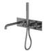 Nero Kara Progressive Shower System With Spout - Gun Metal-blue-leaf-bathware