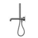 Nero Kara Progressive Shower System With Spout - Gun Metal-blue-leaf-bathware