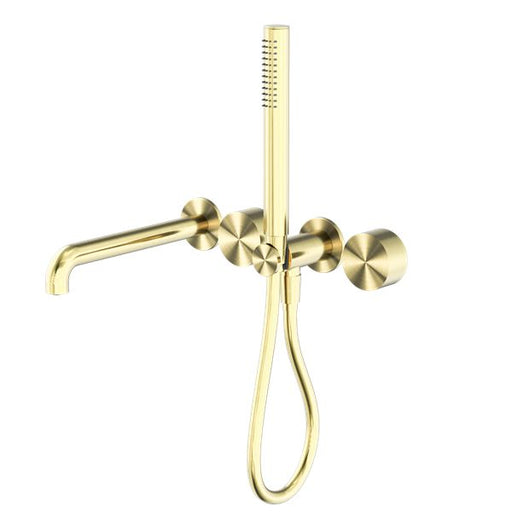 Nero Kara Progressive Shower System Separate Plate With Spout - Brushed Gold-blue-leaf-bathware