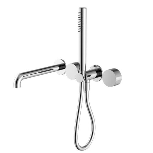 Nero Kara Progressive Shower System Separate Plate With Spout - Chrome-blue-leaf-bathware