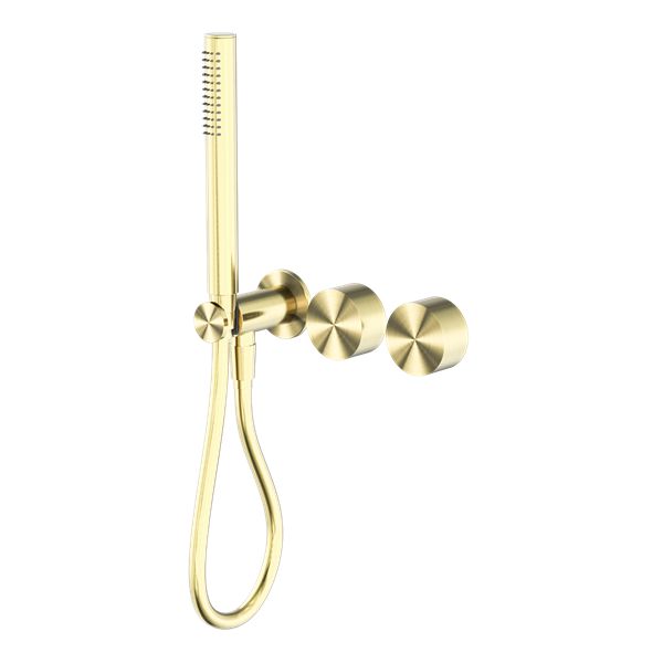 Nero Kara Progressive Shower System Separate Plate - Brushed Gold-NR271903dBG-blue-leaf-bathware