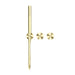 Nero Kara Progressive Shower System Separate Plate - Brushed Gold-NR271903dBG-blue-leaf-bathware