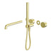 Nero Kara Progressive Shower System Separate Plate With Spout (Trim Kit Only) - Brushed Gold-blue-leaf-bathware