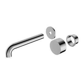 Nero Kara Progressive Wall Basin/Bath Set (Trim Kit Only) Spout - Chrome-blue-leaf-bathware