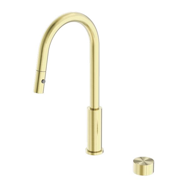 Nero Kara Progressive Pull Out Kitchen Set - Brushed Gold-NR271908BG-blue-leaf-bathware