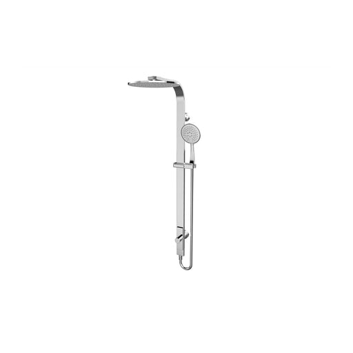 Nero Astra Rain Round Twin Shower Single Hose - Chrome-NR281305aCH-blue-leaf-bathware