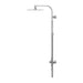 Nero Astra Rain Square Twin Shower Single Hose - Chrome-NR281305cCH-blue-leaf-bathware