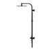 Nero Astra Rain Square Twin Shower Single Hose - Matte Black-NR281305cMB-blue-leaf-bathware