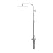 Nero Astra Rain Square Twin Shower Double Hose - Chrome-NR281305dCH-blue-leaf-bathware