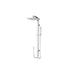 Nero Astra Rain Square Twin Shower Double Hose - Chrome-NR281305dCH-blue-leaf-bathware