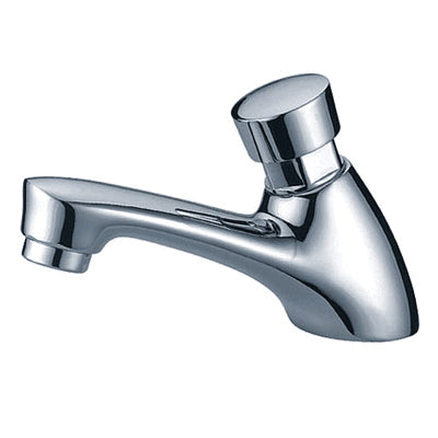 Nero Classic Push Tap - Chrome-NR291201CH-blue-leaf-bathware