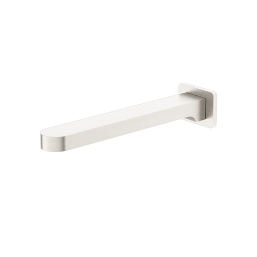 Nero Ecco Fixed Bath Spout Only - Brushed Nickel-NR301303BN-blue-leaf-bathware