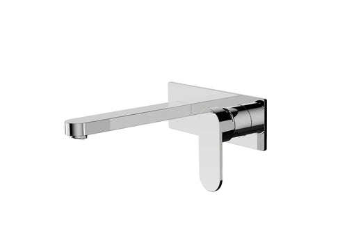 Nero Ecco Wall Basin/Bath Mixer - Chrome-NR301310aCH-blue-leaf-bathware