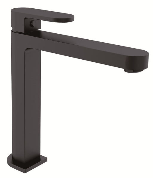 Nero Ecco Tall Basin Mixer - Matte Black-NR301301aMB-blue-leaf-bathware