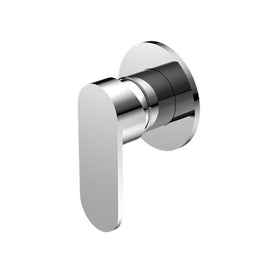 Nero Ecco Shower Mixer 80mm Round Plate - Chrome-NR301311dCH-blue-leaf-bathware