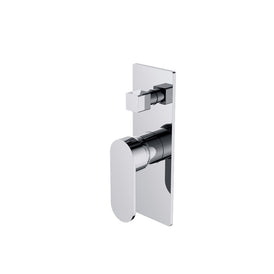 Nero Ecco Shower Mixer With Diverter - Chrome-NR301311aCH-blue-leaf-bathware