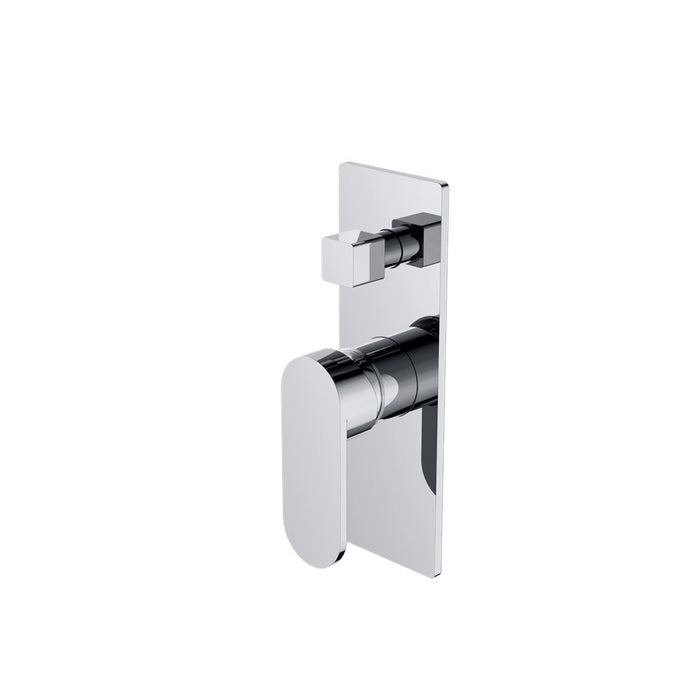 Nero Ecco Shower Mixer With Diverter - Chrome-NR301311aCH-blue-leaf-bathware