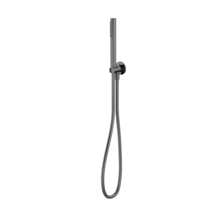 Nero Slim Shower On Bracket - Gun Metal-NR307GM-blue-leaf-bathware